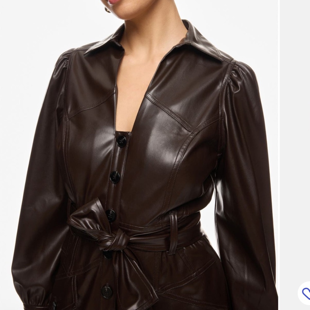 Marissa Webb Dark Brown Leather Jacket
